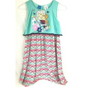 NEW Girls Disney Frozen Dress Love Elsa & Anna 7/8